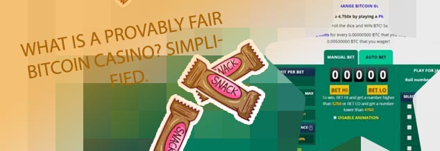 Bitcoin dice provably fair